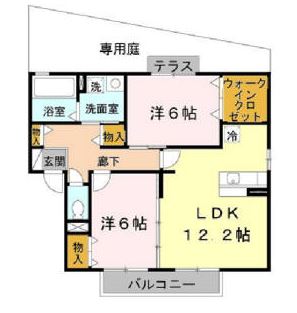 セドール富田林の間取り