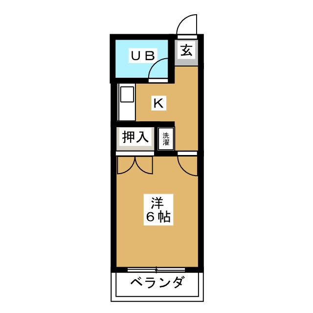 コーポパーシモンの間取り