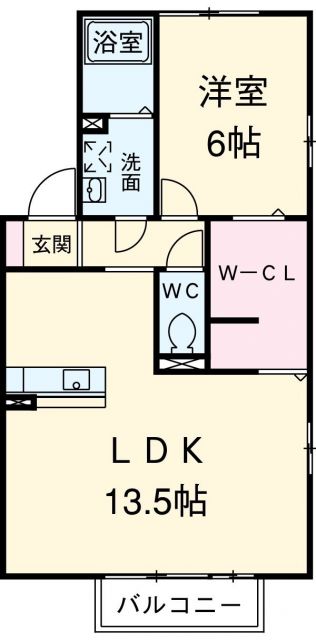 Ｖｉｖｉｅｎｄａ・Ｋ(ビビエンダケイ)　Ｂの間取り