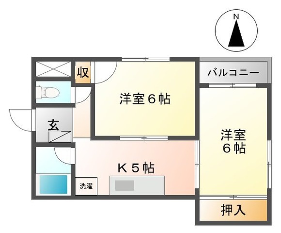 i-RIE（アイ・リー）306号室の間取り