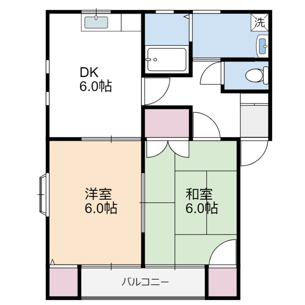 コスモハイツIIの間取り