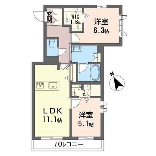 ライナスＫの間取り