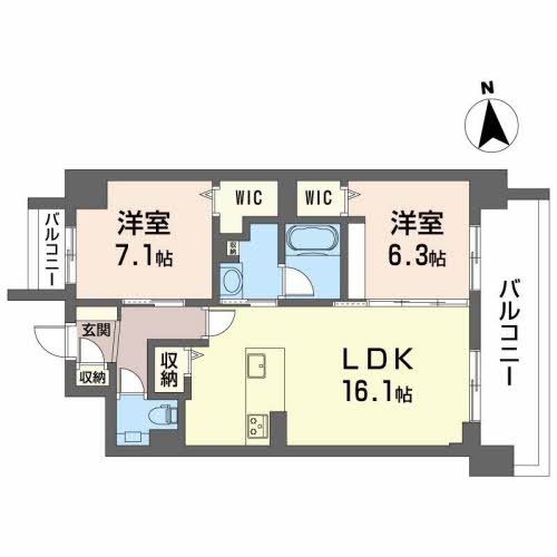 クオリア覚王山の間取り