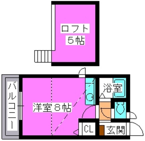 サザン小戸の間取り