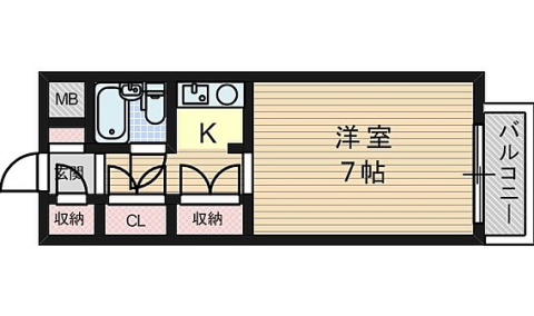 ビエラコート高槻の間取り