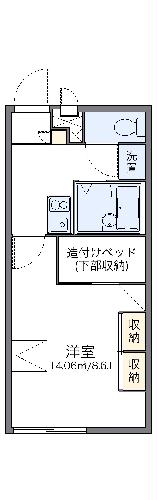 レオパレスグランドホープの間取り