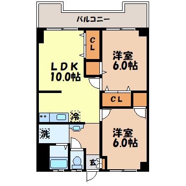 入江マンションの間取り