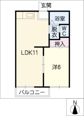 フォーブル佐屋の間取り