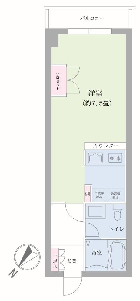 パークヒルズ桜木の間取り