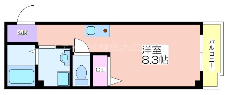 墨江728ハイツの間取り