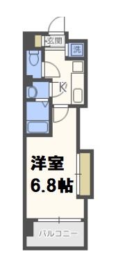 Luxe難波西IIIの間取り