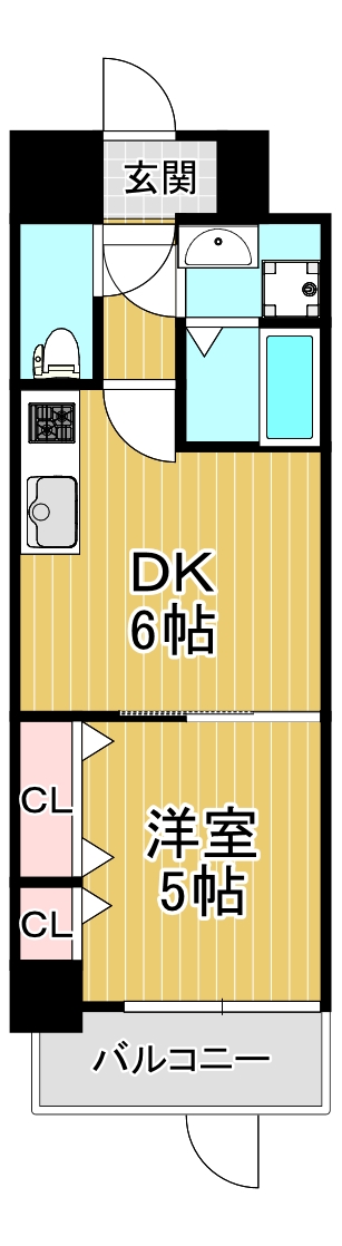 リアライズ鶴橋東IIの間取り