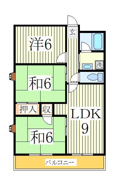 ミューズ天王台の間取り