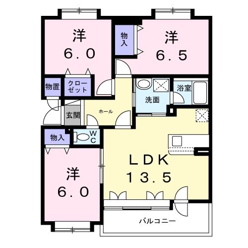 フォーレストヒルズ壱番館の間取り