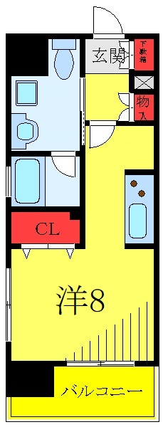 パークキューブ板橋本町の間取り