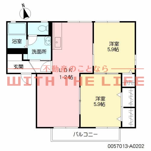 ディアス楢津の間取り