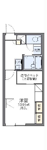 レオパレスソレーユIIの間取り