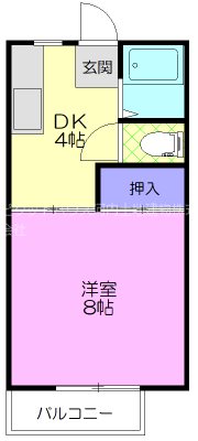 コーネルハウス Cの間取り