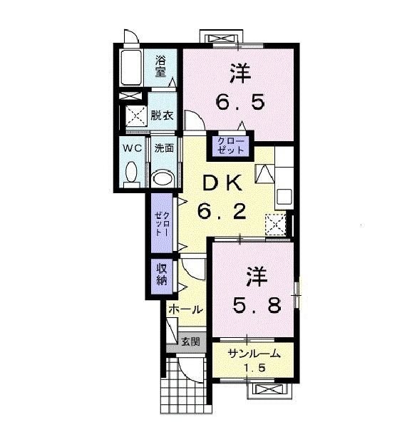 シェーン・ベルクIIの間取り