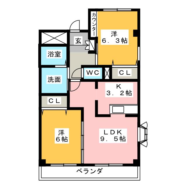 メゾン　ド　エトワールの間取り