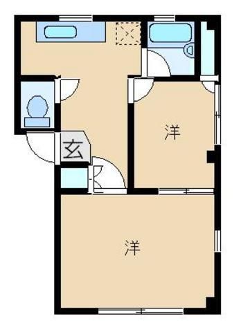 所沢市松葉町のマンションの間取り