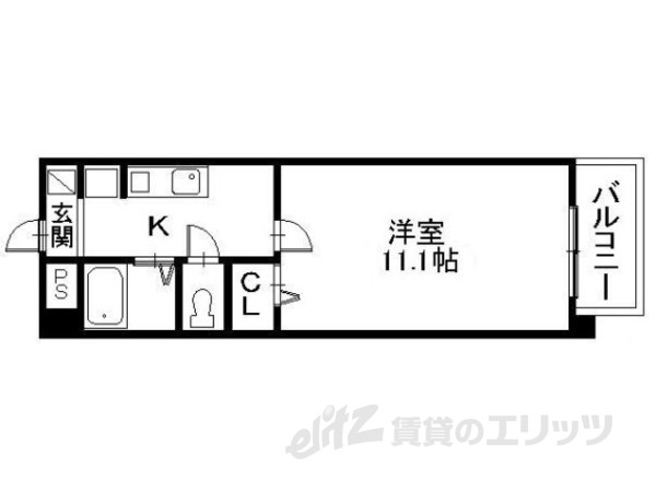 【プラージュカンサイの間取り】