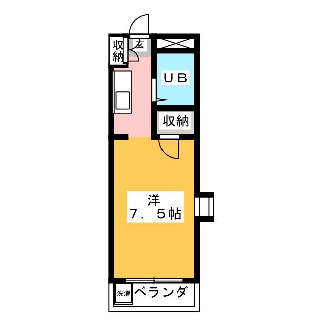 スカイブルー関口の間取り