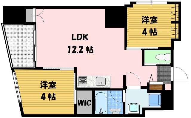 ＶＩＶＩＡ（ヴィヴィア）の間取り