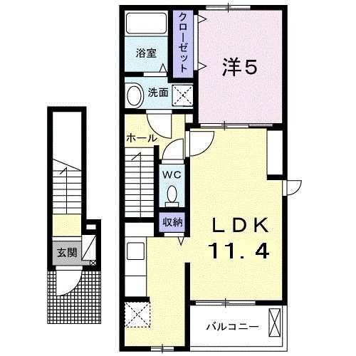 【アビターレ山手３３２IIの間取り】