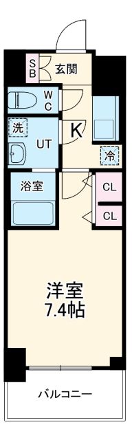 S-RESIDENCE堀田駅前3の間取り