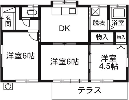 【染谷アパート4の間取り】