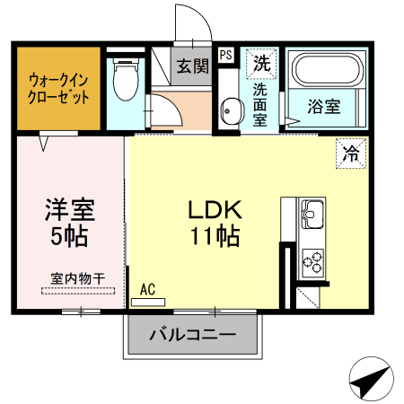 ムーンラヴァースの間取り