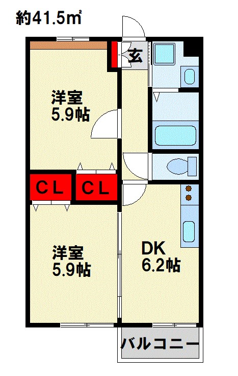 Curum三ヶ森の間取り