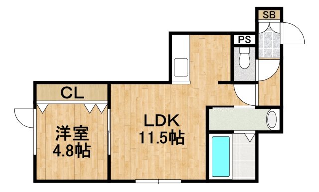 KENT HOUSEの間取り