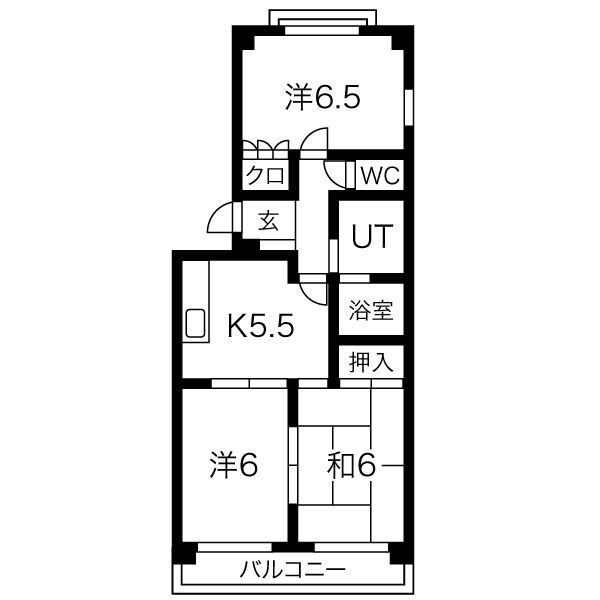 エクセルシオール雅の間取り