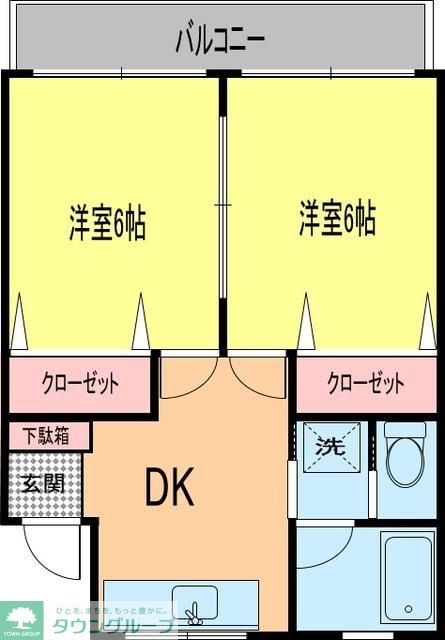 船橋市上山町のマンションの間取り