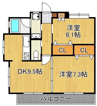 Ｔ－ＦＬＡＴ５８の間取り