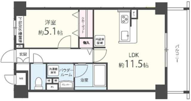 【メゾン中沢の間取り】