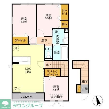 さいたま市西区宮前町のアパートの間取り