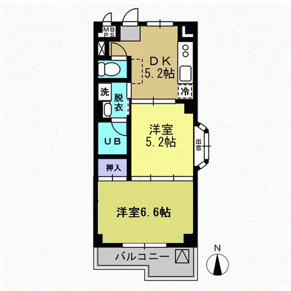 第三メゾン麗の間取り