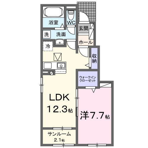 サンモール　Iの間取り