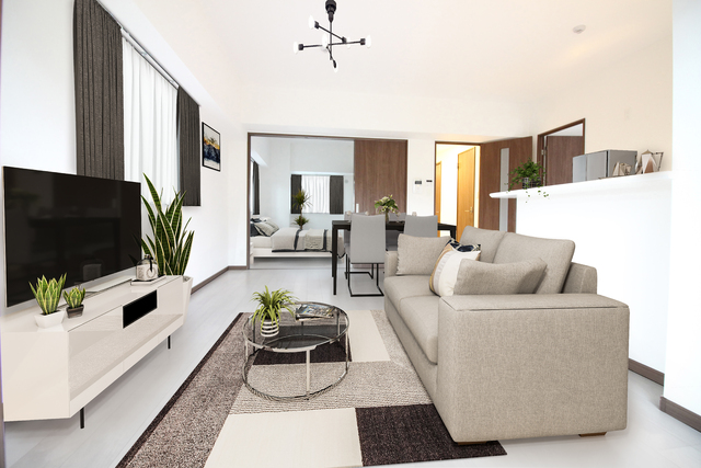 居室・リビング　※家具・家電はＣＧで合成しています