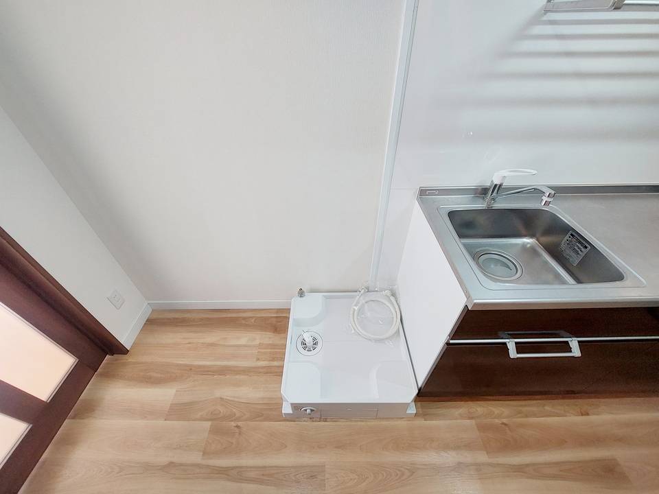 洗面設備　洗濯機置場