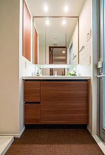 洗面設備　別タイプ部屋　参考写真です