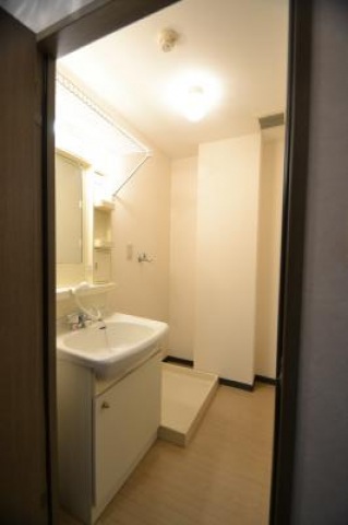 洗面設備　写真は別のお部屋です。