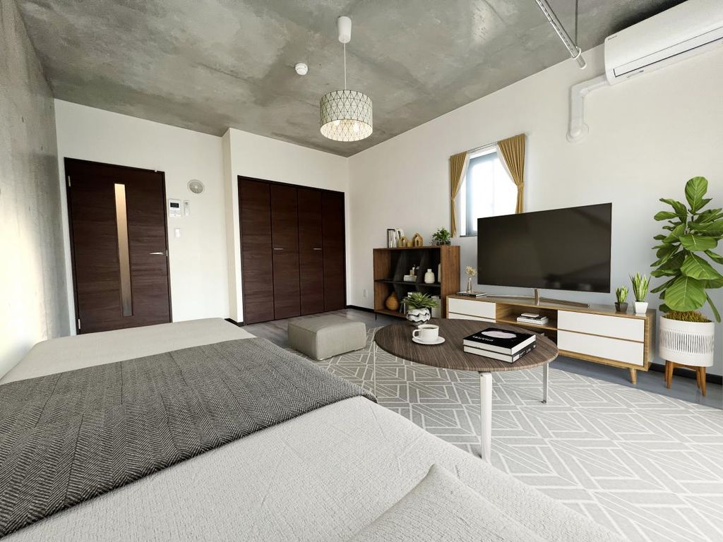 居室・リビング　※家具家電は物件に付帯しません。