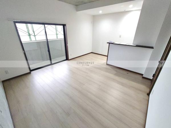 居室・リビング　建築中