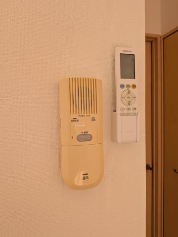 セキュリティ　インターホンで来客を確認できます