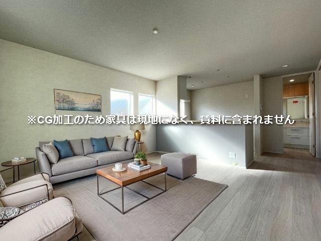 キッチン　食洗器設置・システムキッチン・３口コンロ広々キッチン。