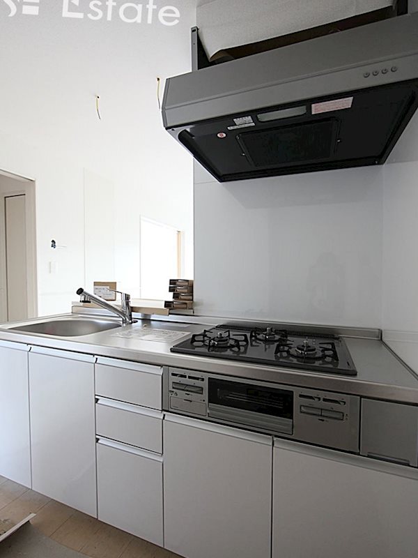 キッチン　3口ガスコンロ★システムキッチン★カウンターキッチン